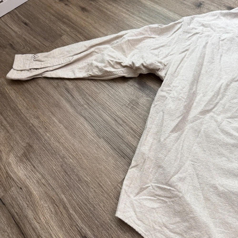Steamboat Shirt Embroidered Ski Woolrich Button Down Cotton VTG‎ | Cream | XXL